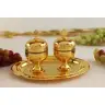 Set For Holy oil 2 Bulbs Cat / Chr Doré