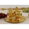 Set For Holy oil 3 Bulbs Cat / Chr / Inf D 22 Cm Golden