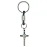 Porte-Clefs - Croix St Benoît - Acier