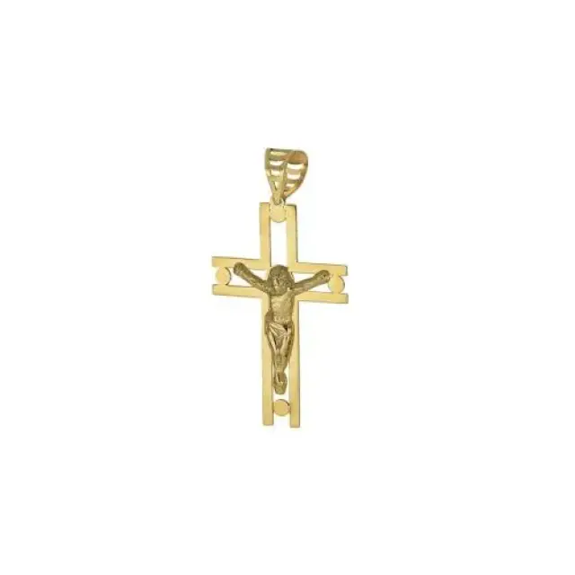 Croix or 9 carats 30 mm 0.9 gr