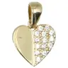 Medaille hart 9 karaat 0,75 g 0,9 cm
