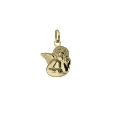 Médaille Ange gardien or 9 carats 1.05gr 14 mm
