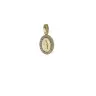 Medaille Wonderbare 9 karaats goud 0.95gr 10 mm