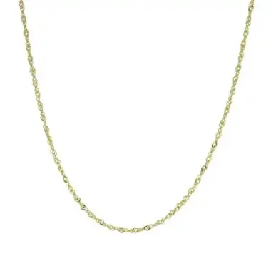 Chaine en or 9 carats 40cm + 5 0.9gr