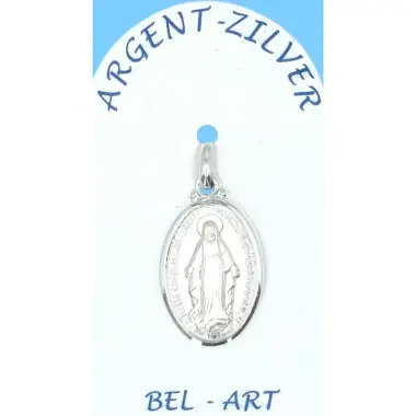 Médaille argent Miraculeuse 22 mm