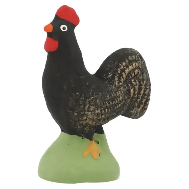 Santon Carbonel (N°2) Coq noir