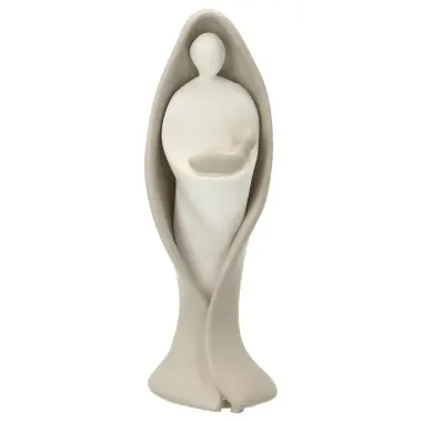 Maternité 14 cm - résine blanche