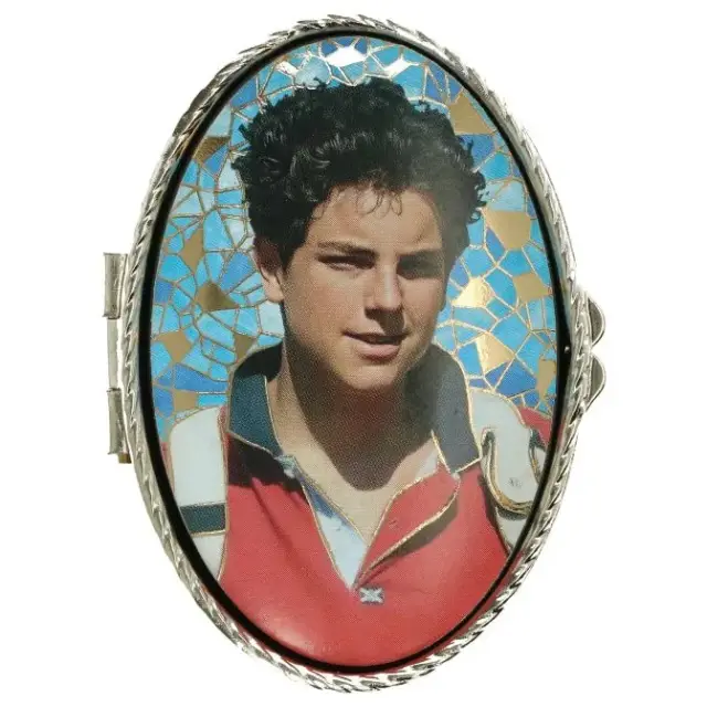 Pillendoosje - H Carlo Acutis - Mozaiek - Ov 70 X 45 mm