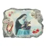 Plaque Magnétique Sainte Rita 7.5 cm x 5.5 cm
