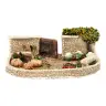 Decor voor santons de Provence Tuin - 16x14x7 cm