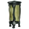 Lanterne H 20 cm - Acier noir