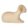 Mouton couché : crèche de Noël en bois Aram pour 10 cm