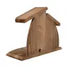 Etable vide en bois pour crèche de Noël - 24 x 12 x 19 cm