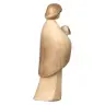 Berger avec mouton : crèche de Noël en bois Aram 10 cm