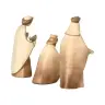 Crèche de Noël en bois Aram 10 cm : Rois mages