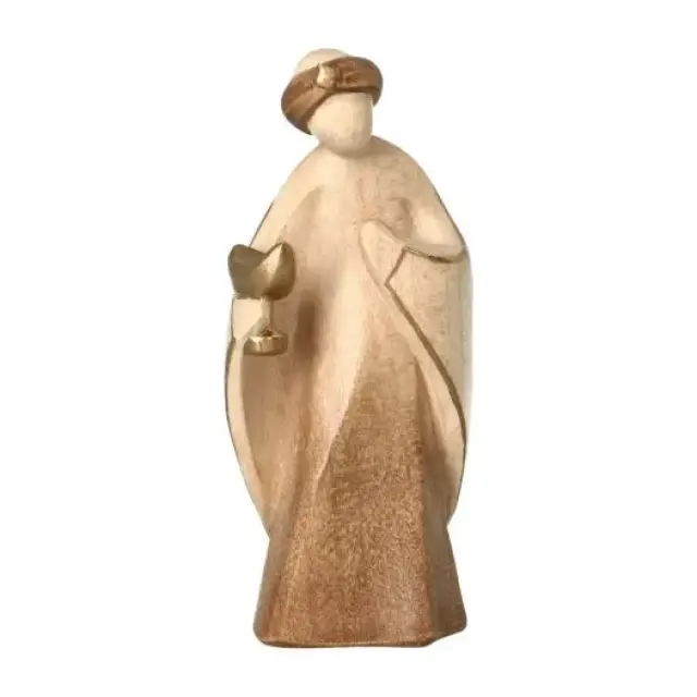Crèche de Noël en bois Aram 10 cm : Rois mages