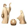 Crèche de Noël moderne en bois Aram : Sainte Famille