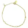 Bracelet en argent avec perles