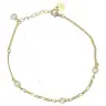 Bracelet en argent avec perles