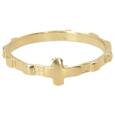 Bague dizainier plaqué-or taille 55