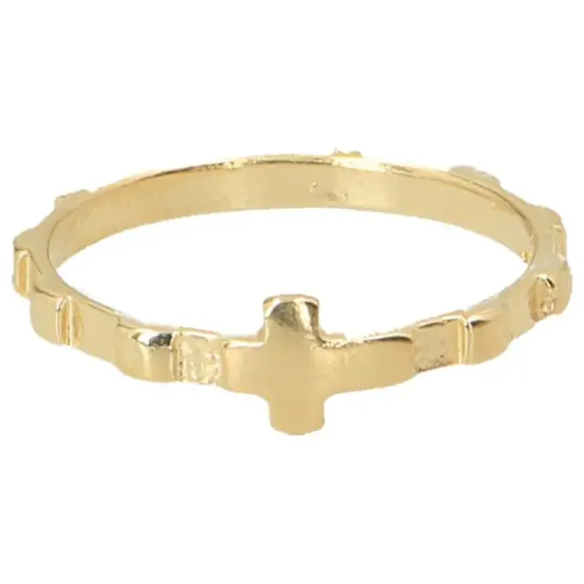 Bague dizainier plaqué-or taille 55