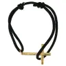 Bracelet Disciple noir/doré taille homme