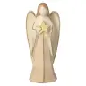 Ange avec étoile en bois sculpté 9 cm
