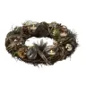 Advent wreath Golden decoration 33Cm