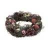 Couronne de l'Avent Décoration rose 34 Cm