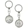 Porte-Clefs 30 mm St P.Pio / St Christophe