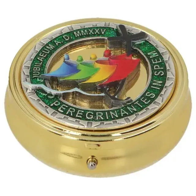 Pixis Verguld diam 60 mm - Jubeljaar 2025