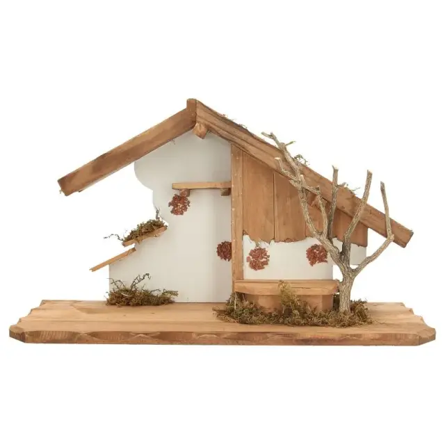 Christmas stable for nativity figures from 12 to 13 cm (42X23X15cm)