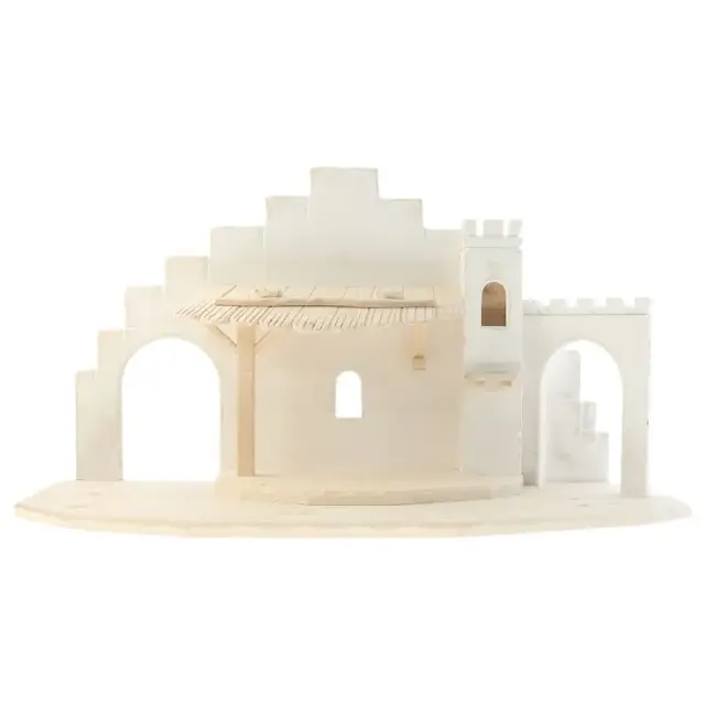 Christmas stable (75 x 43 x 35cm) for figure of 15 cm