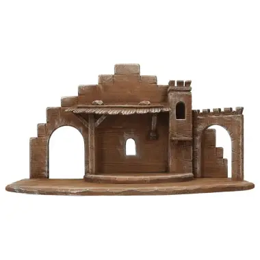 Christmas stable (60 x 34 x 30cm) for figure of 12 cm