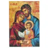 Postkaart 15 x 10 cm Heilige Familie "goud"