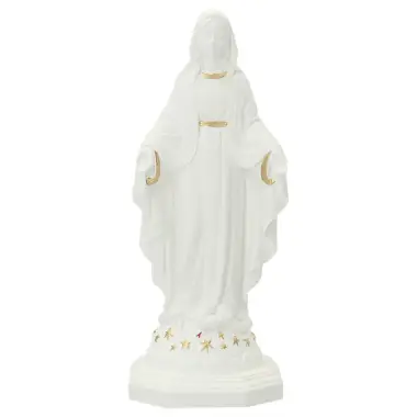 Beeld 15 cm - Alabaster + Goud - Wonderbare