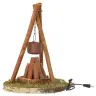 Accessoire crèche feu de camp-10x10xH16 cm - pour transfo