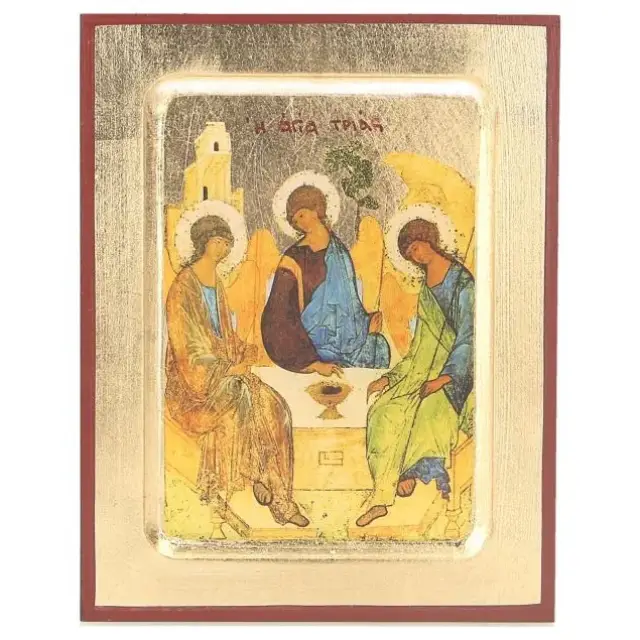 Icon 18 X 14 cm Trinity