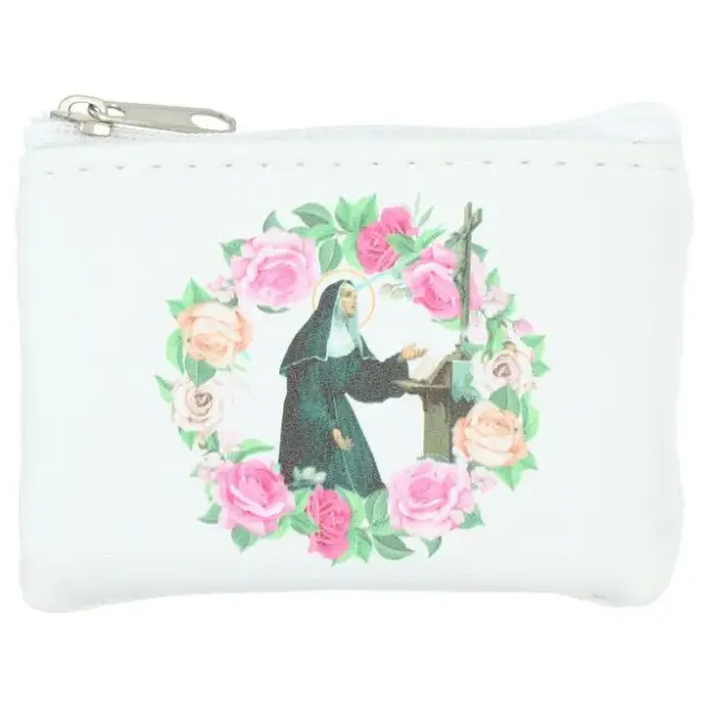 Case Rosary St Rita 10 x 7 cm