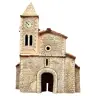 Décor pour santons de Provence - Eglise - 25 x 25 x H 33 cm