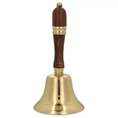 Clochette liturgique 1 ton - Manche en bois