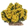 Décor pour santons de Provence Buisson jaune H 6 cm