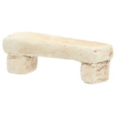 Decor voor santons de Provence Bank in steen 5 x 2 x 2 cm