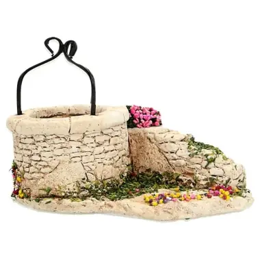 Décor pour santons de Provence Petit puits 10 x 7 cm