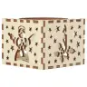Bougeoir en bois avec ange