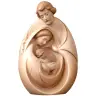 Houtsnijwerk Heilige Familie 07 cm - hout kleuren