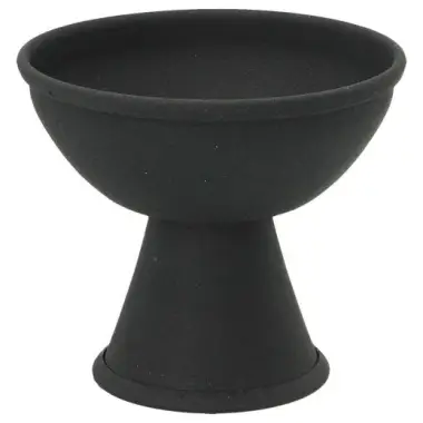 Wierookbrander - H 9 x 8 cm - Zwart ijzer