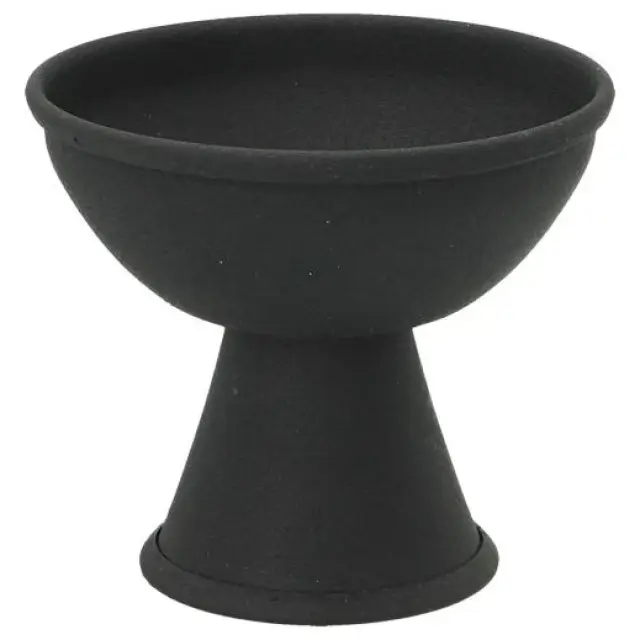 Brûle-encens - H 9 x 8 cm - Fer noir