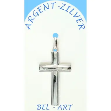 Croix Argent 30 x 17 mm