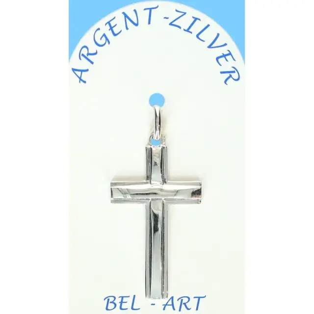 Croix Argent 30 x 17 mm